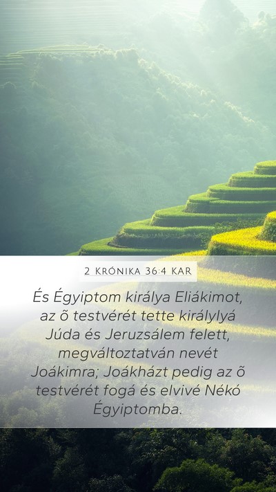 2 Krónika 36:4 KAR Bible Verse Image