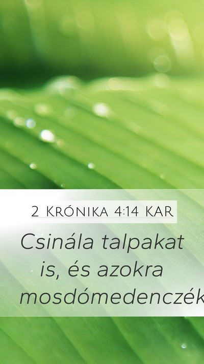 2 Krónika 4:14 KAR Bible Verse Image