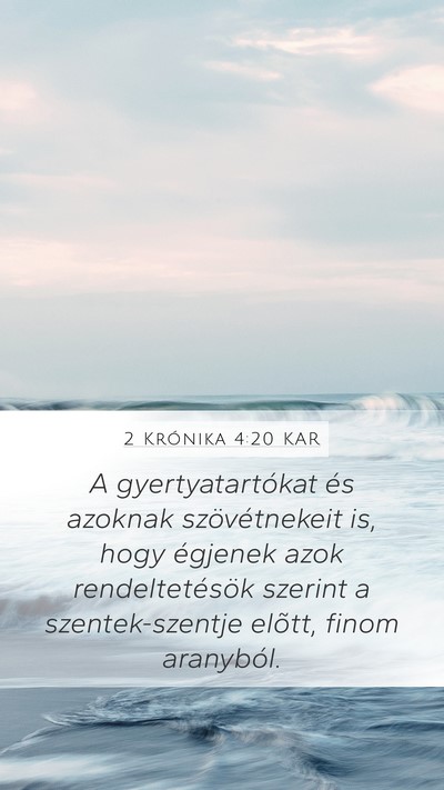 2 Krónika 4:20 KAR Bible Verse Image