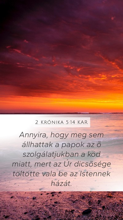 2 Krónika 5:14 KAR Bible Verse Image