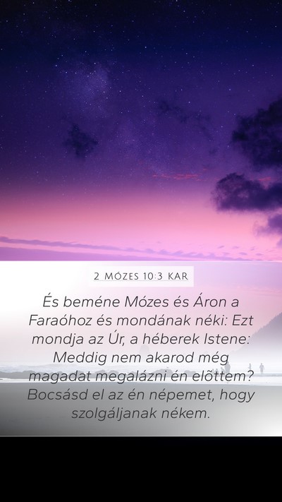 2 Mózes 10:3 KAR Bible Verse Image