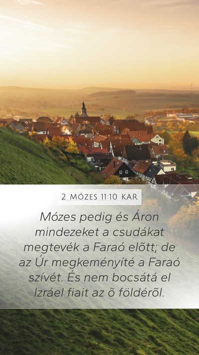 2 Mózes 11:10 KAR Bible Verse Image
