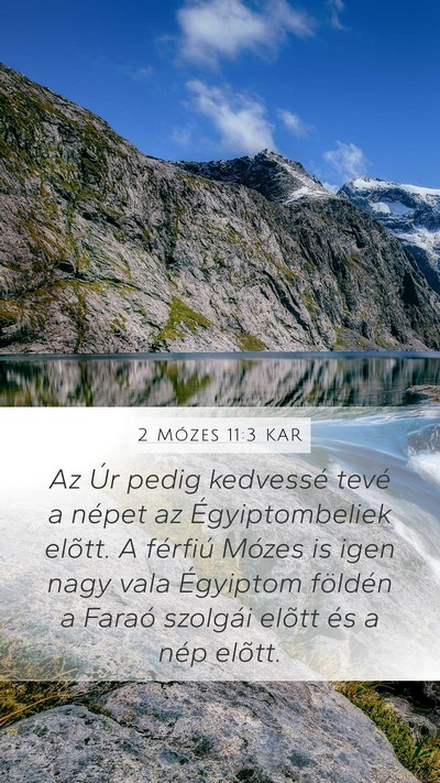 2 Mózes 11:3 KAR Bible Verse Image