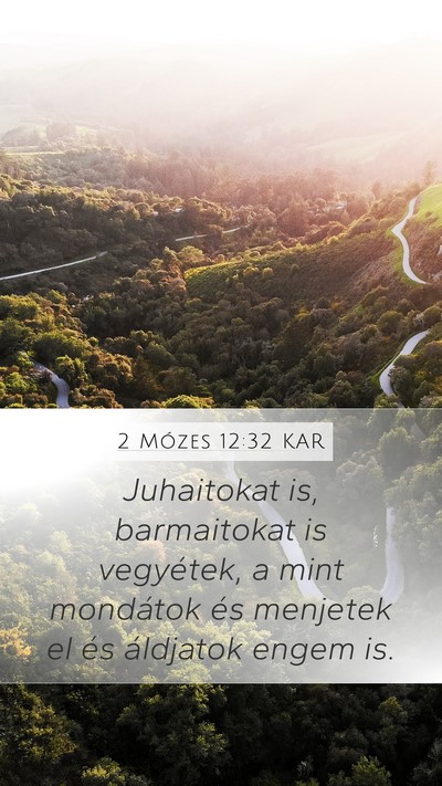 2 Mózes 12:32 KAR Bible Verse Image