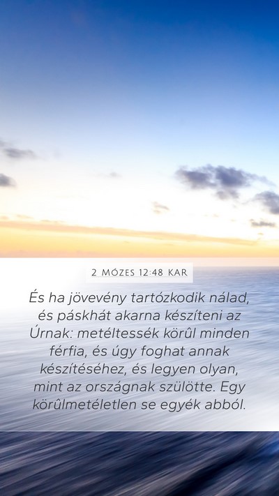 2 Mózes 12:48 KAR Bible Verse Image
