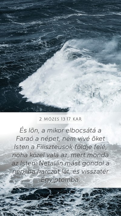 2 Mózes 13:17 KAR Bible Verse Image