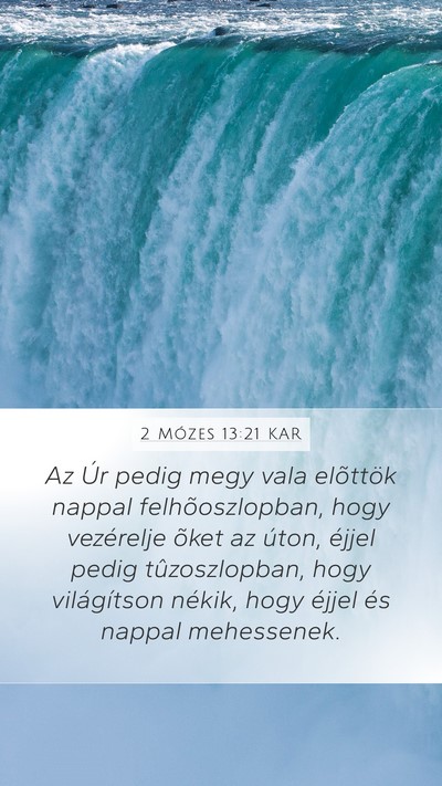 2 Mózes 13:21 KAR Bible Verse Image
