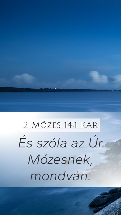 2 Mózes 14:1 KAR Bible Verse Image