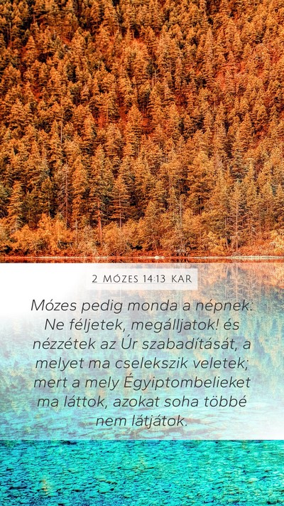 2 Mózes 14:13 KAR Bible Verse Image