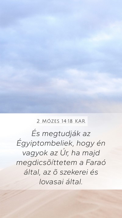 2 Mózes 14:18 KAR Bible Verse Image