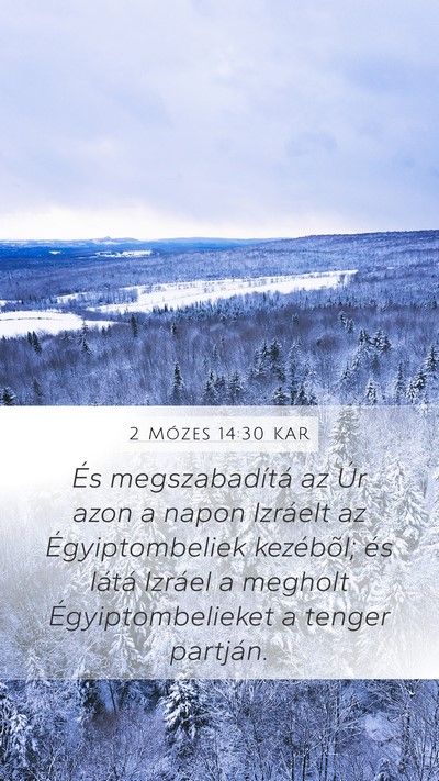 2 Mózes 14:30 KAR Bible Verse Image