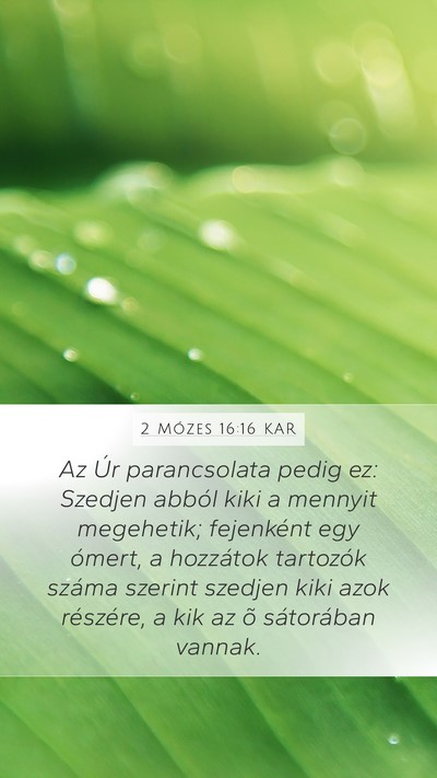 2 Mózes 16:16 KAR Bible Verse Image