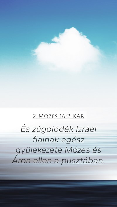 2 Mózes 16:2 KAR Bible Verse Image