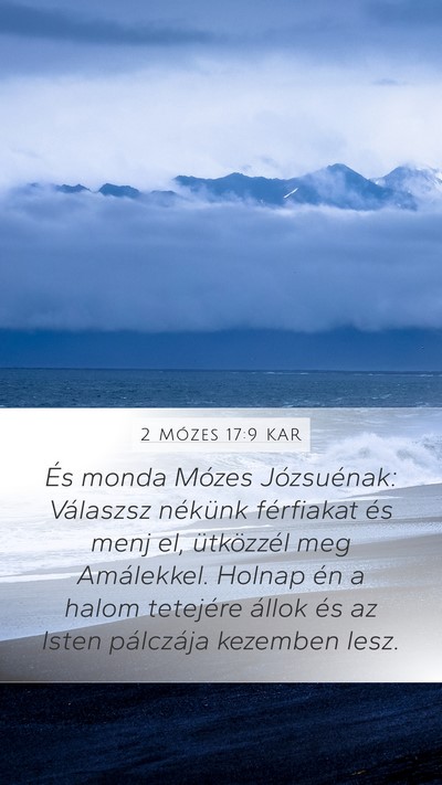 2 Mózes 17:9 KAR Bible Verse Image