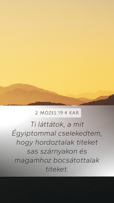 2 Mózes 19:4 KAR Bible Verse Image