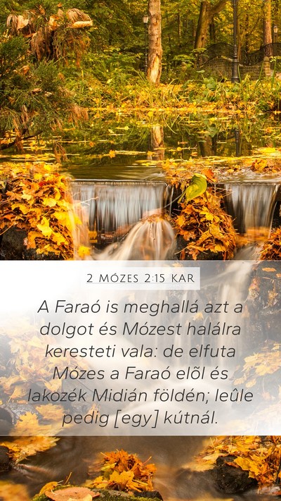 2 Mózes 2:15 KAR Bible Verse Image