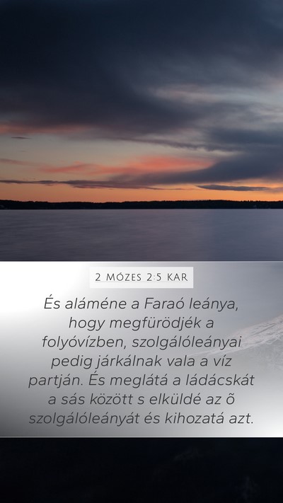 2 Mózes 2:5 KAR Bible Verse Image