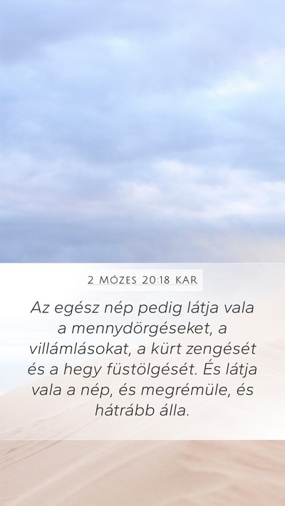 2 Mózes 20:18 KAR Bible Verse Image