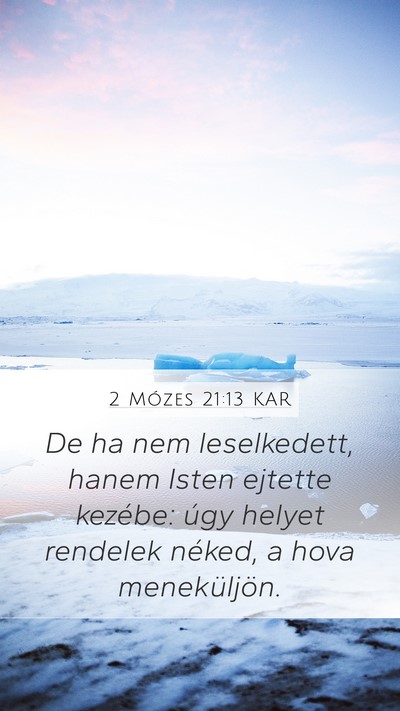 2 Mózes 21:13 KAR Bible Verse Image