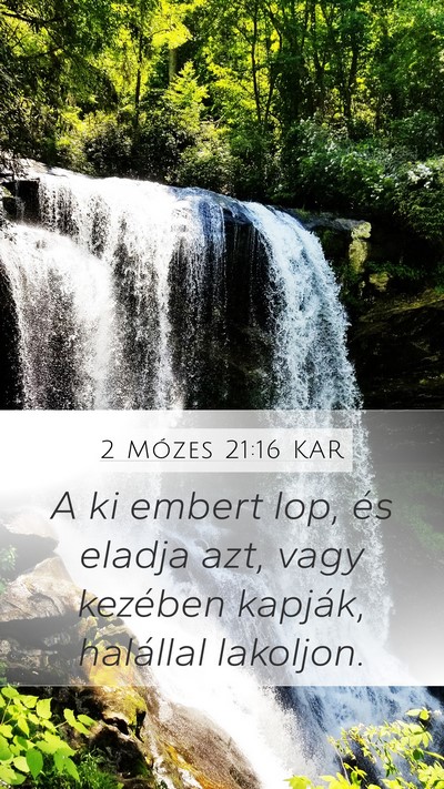 2 Mózes 21:16 KAR Bible Verse Image