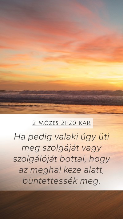 2 Mózes 21:20 KAR Bible Verse Image