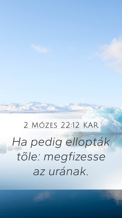 2 Mózes 22:12 KAR Bible Verse Image