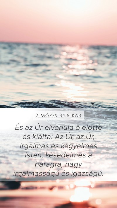 2 Mózes 34:6 KAR Bible Verse Image