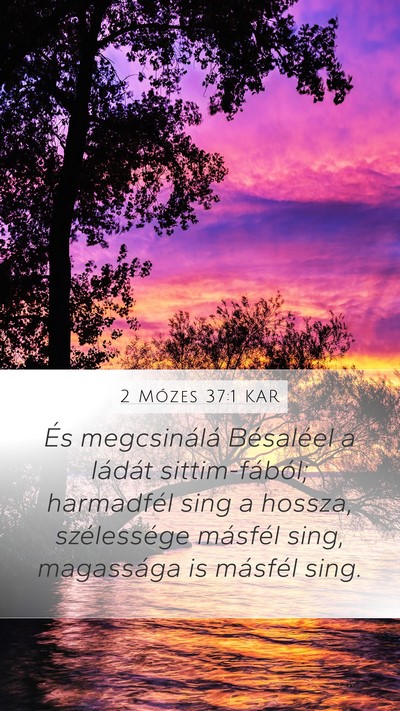 2 Mózes 37:1 KAR Bible Verse Image
