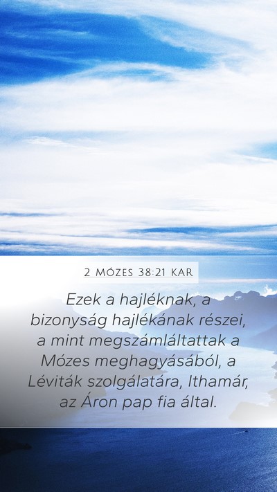 2 Mózes 38:21 KAR Bible Verse Image