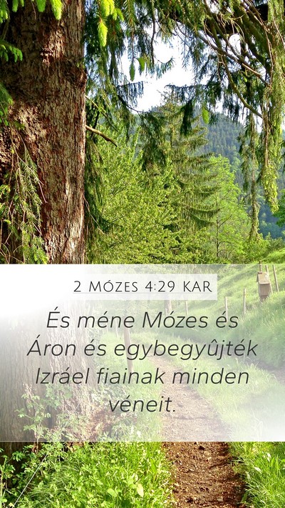 2 Mózes 4:29 KAR Bible Verse Image
