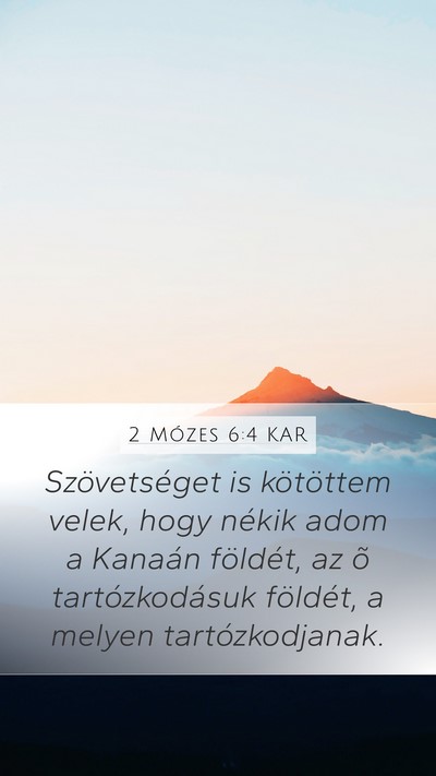 2 Mózes 6:4 KAR Bible Verse Image