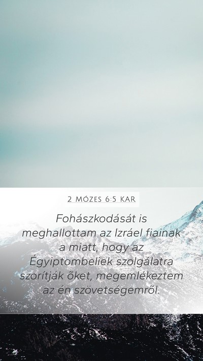 2 Mózes 6:5 KAR Bible Verse Image