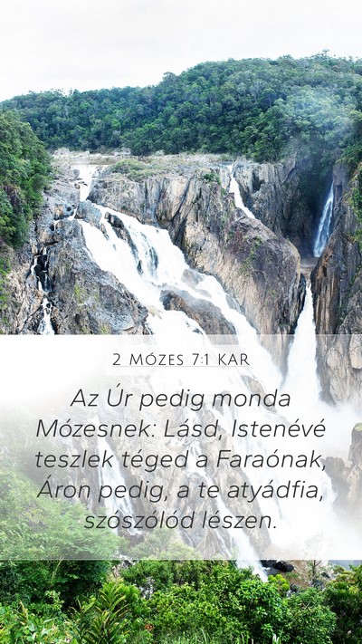2 Mózes 7:1 KAR Bible Verse Image