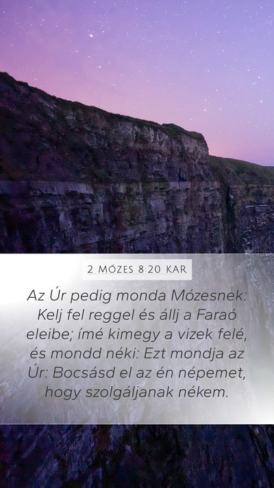 2 Mózes 8:20 KAR Bible Verse Image