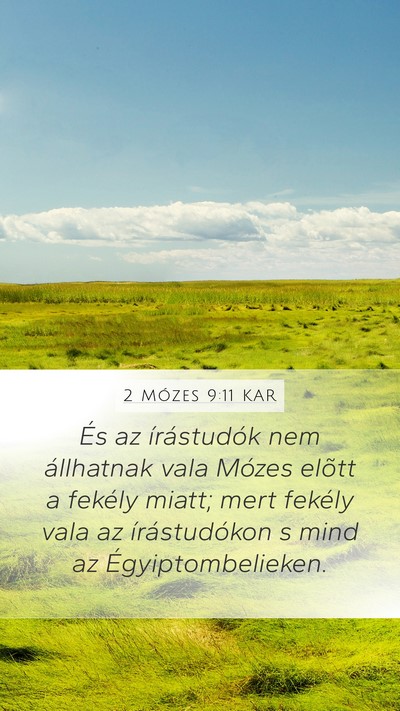 2 Mózes 9:11 KAR Bible Verse Image