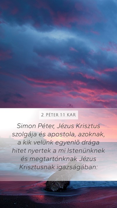 2 Péter 1:1 KAR Bible Verse Image