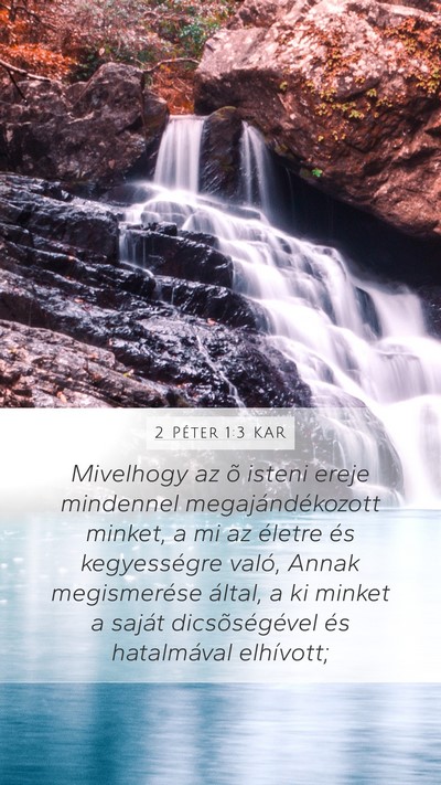 2 Péter 1:3 KAR Bible Verse Image