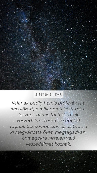2 Péter 2:1 KAR Bible Verse Image