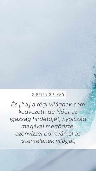 2 Péter 2:5 KAR Bible Verse Image