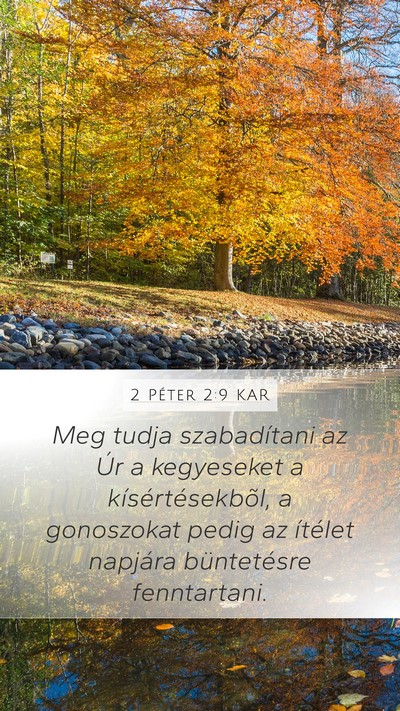 2 Péter 2:9 KAR Bible Verse Image