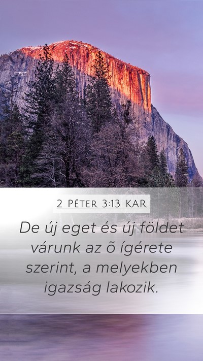 2 Péter 3:13 KAR Bible Verse Image