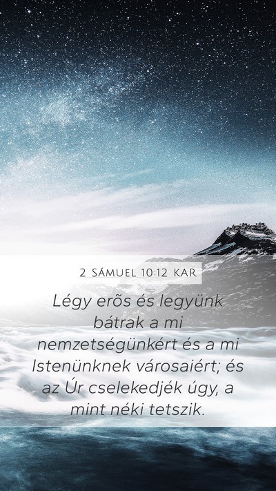 2 Sámuel 10:12 KAR Bible Verse Image
