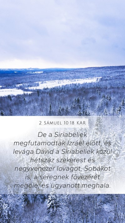 2 Sámuel 10:18 KAR Bible Verse Image