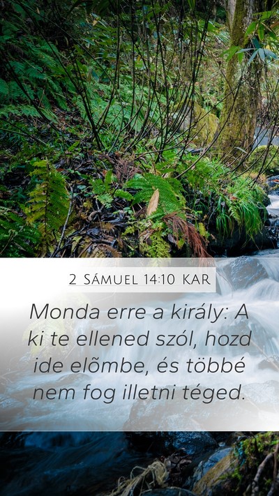 2 Sámuel 14:10 KAR Bible Verse Image