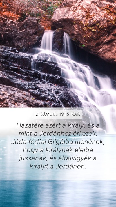2 Sámuel 19:15 KAR Bible Verse Image