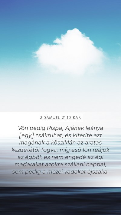 2 Sámuel 21:10 KAR Bible Verse Image