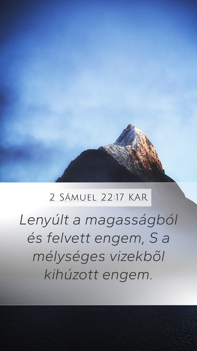 2 Sámuel 22:17 KAR Bible Verse Image