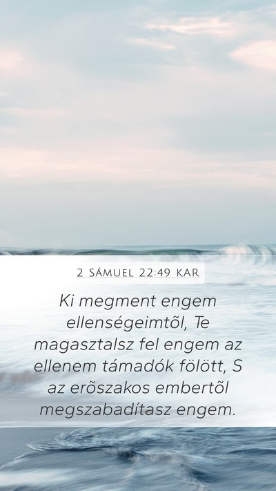 2 Sámuel 22:49 KAR Bible Verse Image