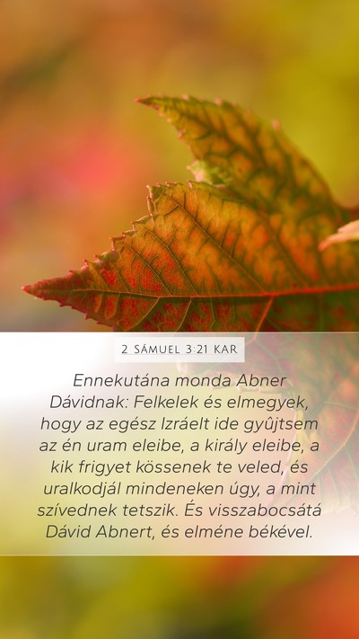 2 Sámuel 3:21 KAR Bible Verse Image
