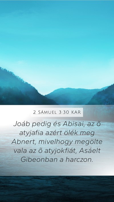 2 Sámuel 3:30 KAR Bible Verse Image